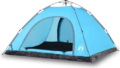 Produktbild von vidaXL Campingzelt 5 Personen Blau Quick Release