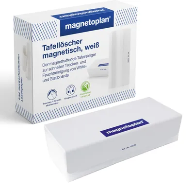 Produktbild von Magnetoplan Tafellöscher - Weiß - Magnethaftend