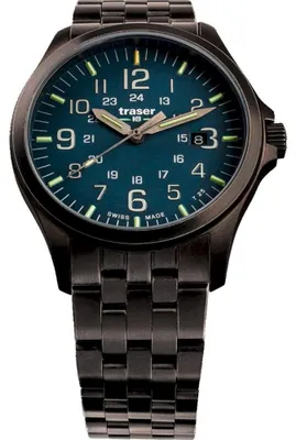 Produktbild von Traser H3 - 108739 - Armbanduhr - Herren - Quarz - P67 Officer Pro GunMetal Blue