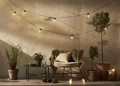 Produktbild von LED-Lichterkette 'Selecta', 10 PET-Kugeln, ww LED