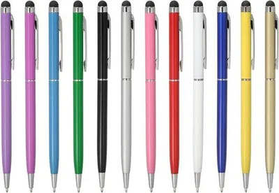 Produktbild von Set aus 12 Styluspennen für Touchscreens und Ballpennen