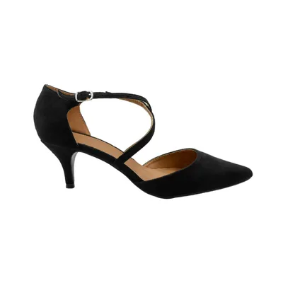 Produktbild von Where´s That From - Damen Schuhe "Kennedi", Wildleder WM118 (41 EU Weit) (Schwarz)