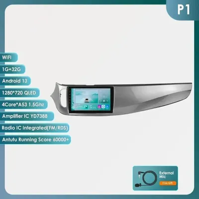 Obrázok produktu pre Multimediálny prehrávač do auta – autorádio s Bluetooth – zariadenie pre CarPlay – autorádiom s Android Auto – systém Android 14