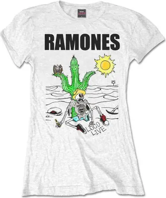 Produktbild von Ramones - Loco Live Damen X-Large T-Shirt - weiß