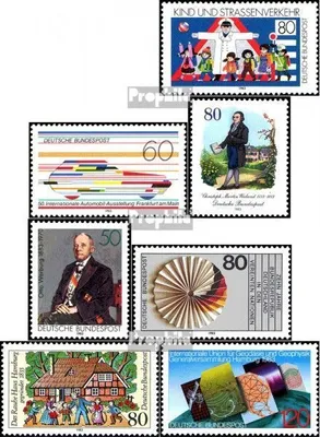 Produktbild von Briefmarken BRD (BR.Deutschland) 1983 Mi 1181,1182,1183,1184, 1185,1186,1187 (kompl.Ausg.) gestempelt Kind und Straßenverkehr