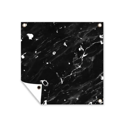 Obrázek produktu pro MuchoWow® Zahradní plakáty - Mramor - kameny - bílé - 100x100 cm - Zahradní dekorace