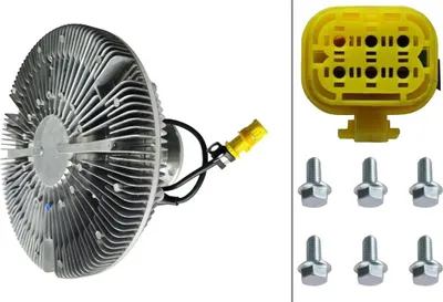 Produktbild von Kupplung Kühlerlüfter elektrisch Ø 270 mm HELLA für u.a. MAN TGS