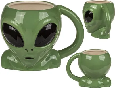 Obrázok produktu pre Hrnček Mimozemské UFO - Kozmická hlava