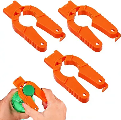 Productafbeelding van Flesopeners voor senioren - Set van 3 - In - 1 dekselopener - Glasopener - Draaisluitopener voor artritispatiënten