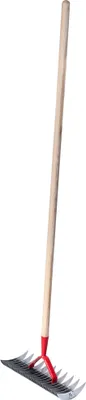 Obrázek produktu pro Provzdušňovač trávníku KADAX "Strand", ruční vertikutátor pro zahradu, kovový, oboustranný, s rukojetí, 36 cm