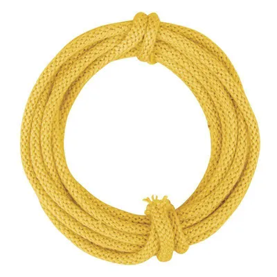 Produktbild von Strickrohr mit Faden, gelb, 3m