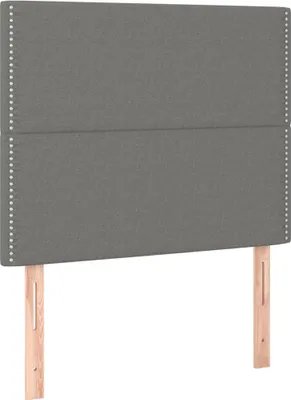 Produktbild von vidaXL Kopfteil Dunkelgrau 100 x 5 x 118/128 cm Stoff