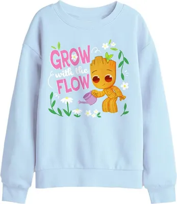 Immagine prodotto di Guardiani della Galassia - Felpa "Grow With The Flow" per bambini TV30250 (116) (azzurro)