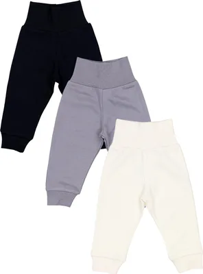 Immagine prodotto di TupTam bloomers bambino 3-pack - Comodi pantaloni da bambino in cotone, certificati OEKO-TEX, colore: Nero/Grigio/Beige, taglia: 98