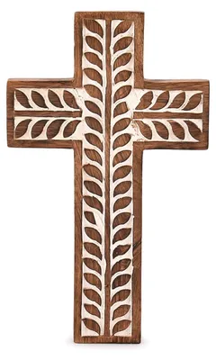 Produktbild von Religiöses Wandkreuz aus Mangoholz