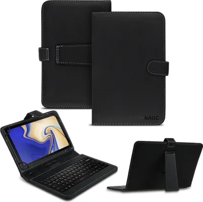 Produktbild von Tastatur Tasche Samsung Galaxy Tab S4 10.5 Keyboard USB Hülle QWERTZ Schutzhülle
