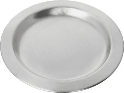 Produktbild von Untersetzer Ø11,5cm Unterteller Deko Silbern Matt Kerzen Hochzeit Kommunion 2854