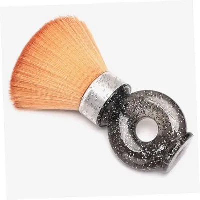 Produktbild von 2 Stück tragbare Rasierpinsel mit weichen Borsten und Holzgriff für Bartpflege und Haarstyling im Friseursalon und zu Hause