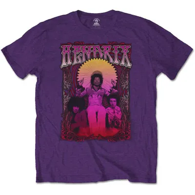 Obrázek produktu pro Jimi Hendrix Karl Ferris Wheel Purple L Tričko