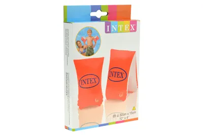 Produktbild von Intex 58641, Orange, Weiß, Schwimmarmbänder, Muster, 6 Jahr(e), 12 Jahr(e), China