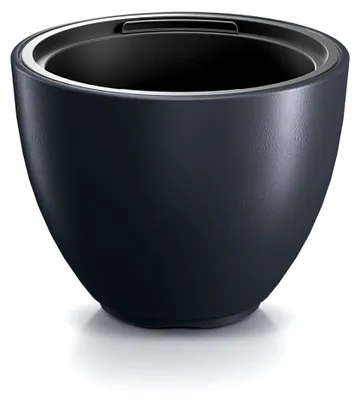 Produktbild von Blumentopf mit Einsatz, Blumenkübel aus Kunststoff, Übertopf, Pflanzkübel Gross (Anthrazit DBHEM,ø 40 cm)