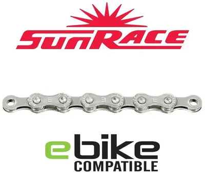 Image de Sunrice E -Bike -Chaîne - 12 vitesses - Argent - 138L