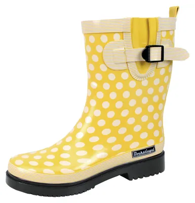 Bockstiegel Damen Gummistiefel Dorin-K in gelb / multi
