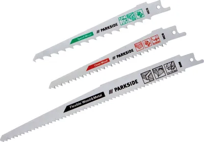 Produktbild von PARKSIDE® Sägeblatt-Set 3tlg. (Holz und Plastik)