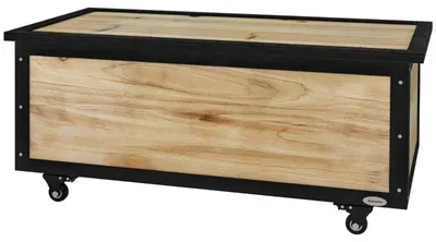 Obrázok produktu pre Vonkajšia úložná skrinka, objem 121 litrov | Farba: prírodné drevo | Rozmery: 50 x 100 x 43 cm