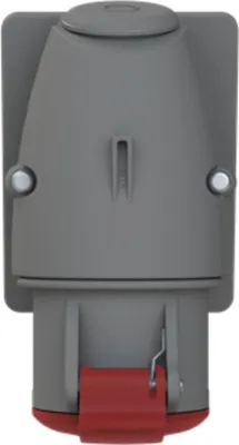 Immagine prodotto di Amphenol Presa a muro CEE da 16 ampere a 4 poli (3P+PE) femmina, codifica 6h rossa 380/415 V frequenza 50 e 60 Hz - 1 pezzo