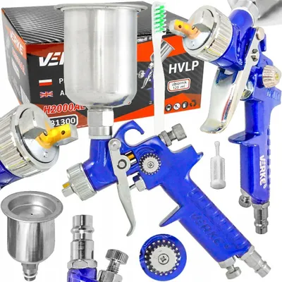 Obrázek produktu pro Stříkací pistole na barvy HVLP 1,0 mm tryska 125 ml Profesionální stříkací pistole Stříkací pistole