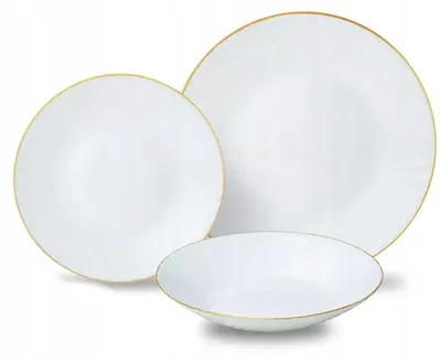 Immagine prodotto di Servizio da tavola Servizio da tavola Set di piatti Servizio da tavola 18 pezzi 6 persone Kinghoff Kh-1876