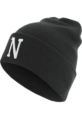 Produktbild von MSTRDS Beanie Letter Cuff Knit Beanie Black