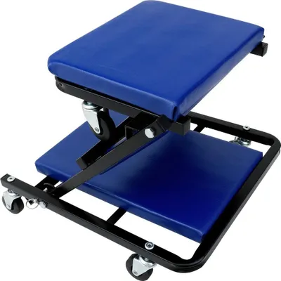 Obrázek produktu pro Autosedačka a stolička pro mechaniky 2 v 1, modrá, nosnost 150 kg