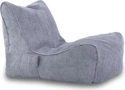 Obrázok produktu pre Ecopuf Fuzzy, Kreslo Chaise Longue, Sedací Vak Bean Bag 60x80, Sivomodrá Sz04