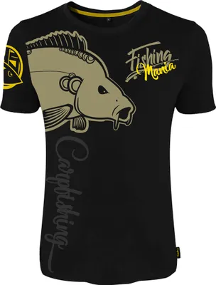 Produktbild von HOTSPOT DESIGN Fishing Mania Carpfishing, XL, schwarz-gelb, T-Shirt, 010000504