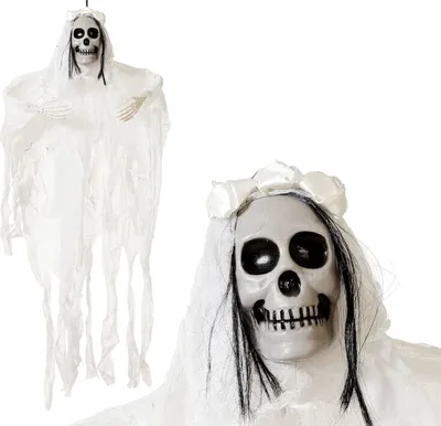 Obrázek produktu pro Halloween dekorace kostra 90 x 70 cm