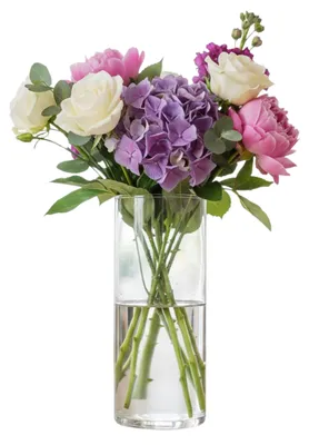 Produktbild von Mica Decorations Vase - Zylinder - Glas - 9 x 24 cm - Blumenvase