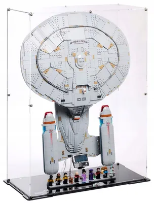 Image de Vitrine verticale noire pour LEGO® 10356 ICONS – Star Trek : Enterprise