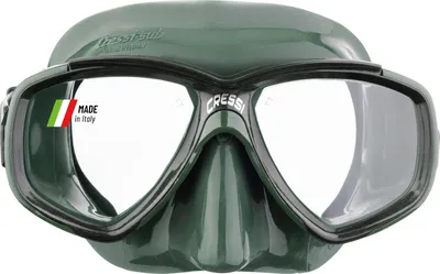 Obrázok produktu pre Cressi Perla - Unisex šnorchlovacia maska pre dospelých, zelená/čierna, jedna veľkosť