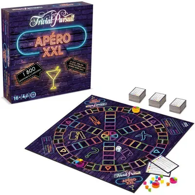 Produktbild von Trivial Pursuit Apéro XXL, Gesellschaftsspiel, 1800 Fragen, 2+ Spieler, Ab 16 Jahren, Winning Moves
