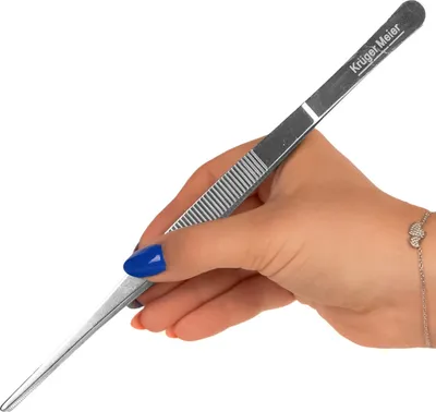 Produktbild von Solide gerade Pinzette Fütterungspinzette Pflanzpinzette 25cm