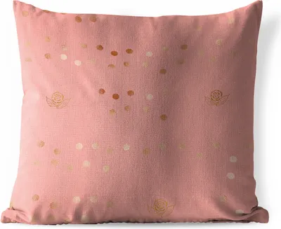 Produktbild von MuchoWow® Outdoor Kissen - Blume - Rose - Muster - 45x45 cm - Wetterfest - Lounge Kissen - Fotokissen - Dekoratives Kissen