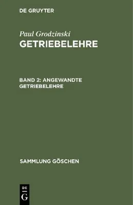 Produktbild von Angewandte Getriebelehre