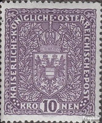 Produktbild von Briefmarken Österreich 1917 Mi 207I gestempelt Freimarken