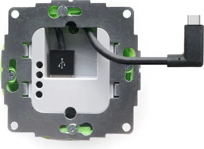 Produktbild von smart things sCharge s24 c, 12 Watt Unterputz-Netzteil für sDock Fix s33, s34 inkl. USB-C Kabel