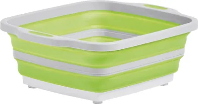 Produktbild von ZELLER Universal-Klappschale 2in1 Kunststoff, grün 40 x 31,8 x 14,3cm