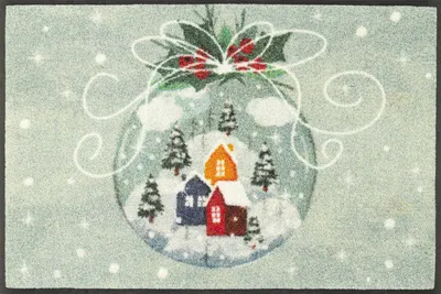 Produktbild von Fußmatte Schneekugel 50x75cm