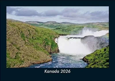 Immagine prodotto di Calendario fotografico Canada 2026 - formato orizzontale DIN A5, calendario mensile con immagini di luoghi e città, paesi e continenti