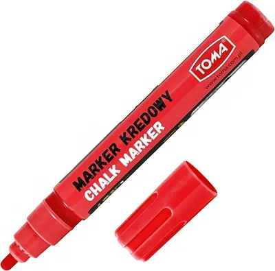Produktbild von TOMA 292 Kreidemarker für Preistafeln, rot
